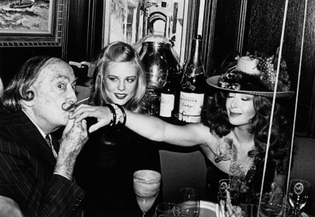 Salvador Dali, Janet Daly and the Stranger, New Years Eve